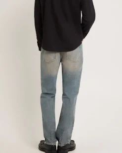 Ray Straight Denim Jeans Salt