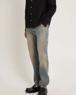 Ray Straight Denim Jeans Salt