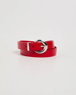 Red Croc Belt