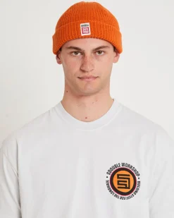 Red Cube Low Beanie