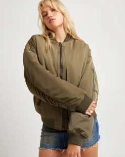 Relaxed Bomber Jacket