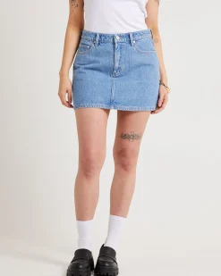 Relaxed Denim Mini Skirt