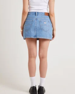 Relaxed Denim Mini Skirt