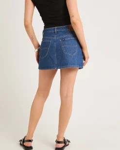 Relaxed Denim Mini Skirt
