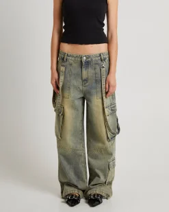 Remedy Denim Cargo Pants