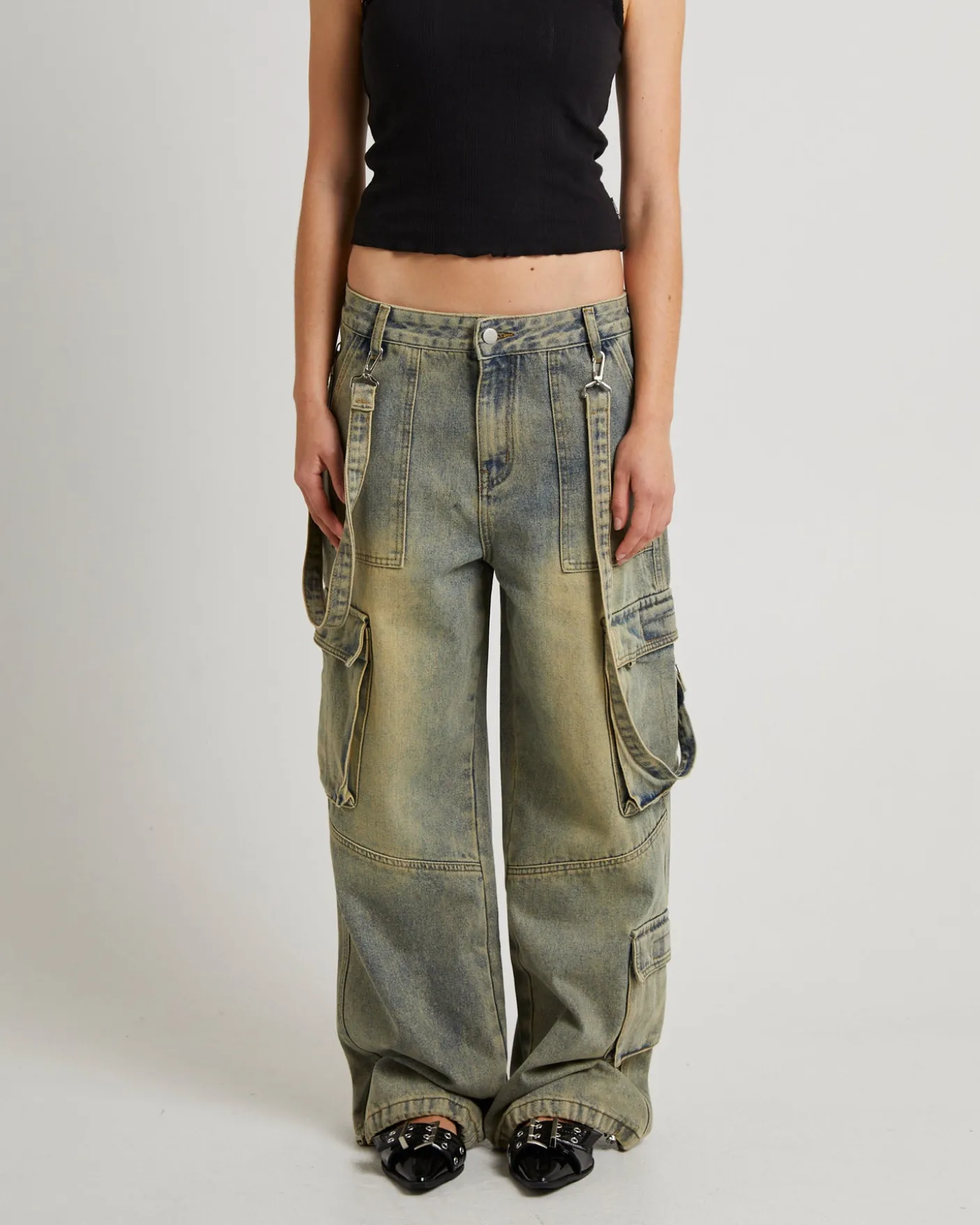 Remedy Denim Cargo Pants