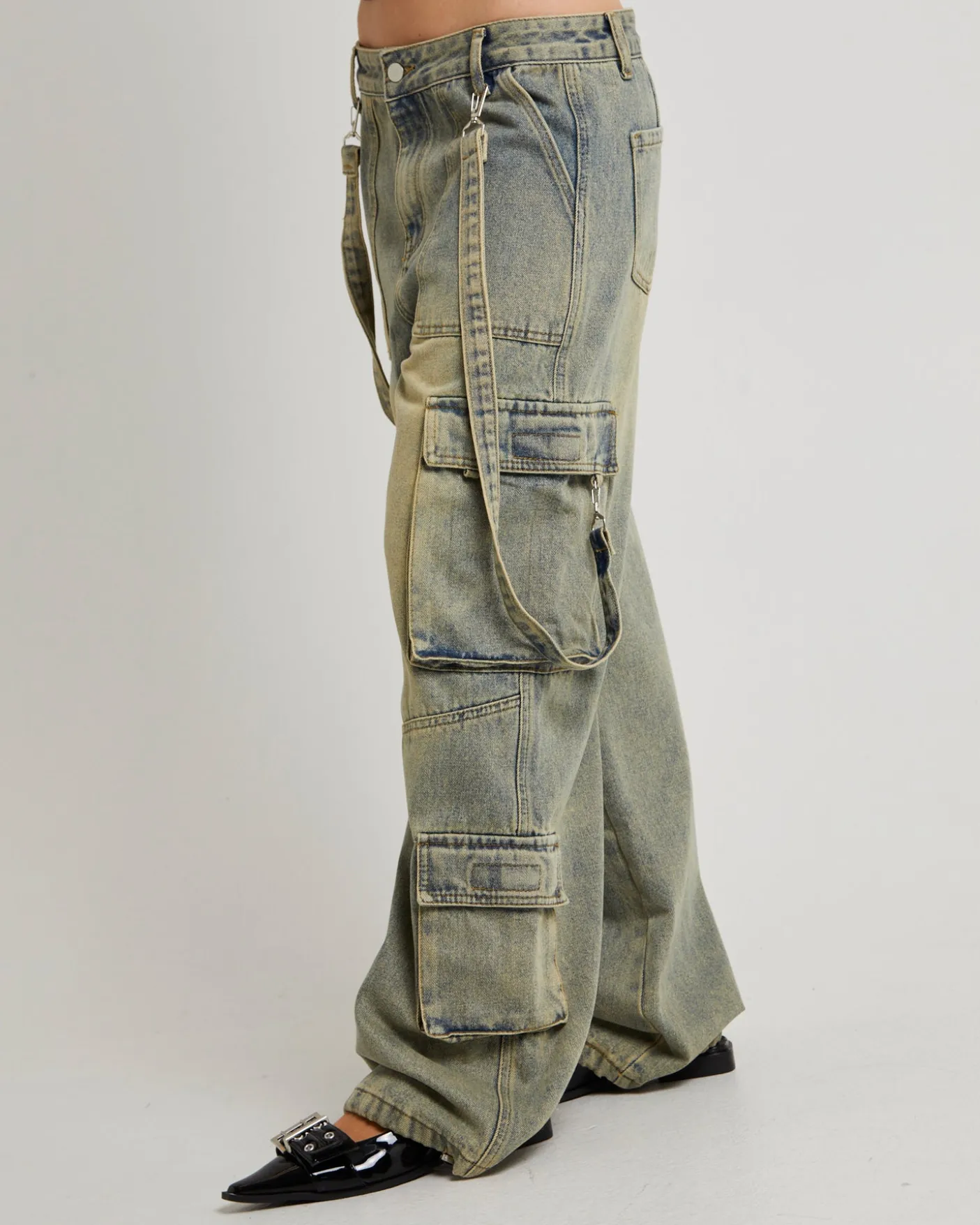 Remedy Denim Cargo Pants