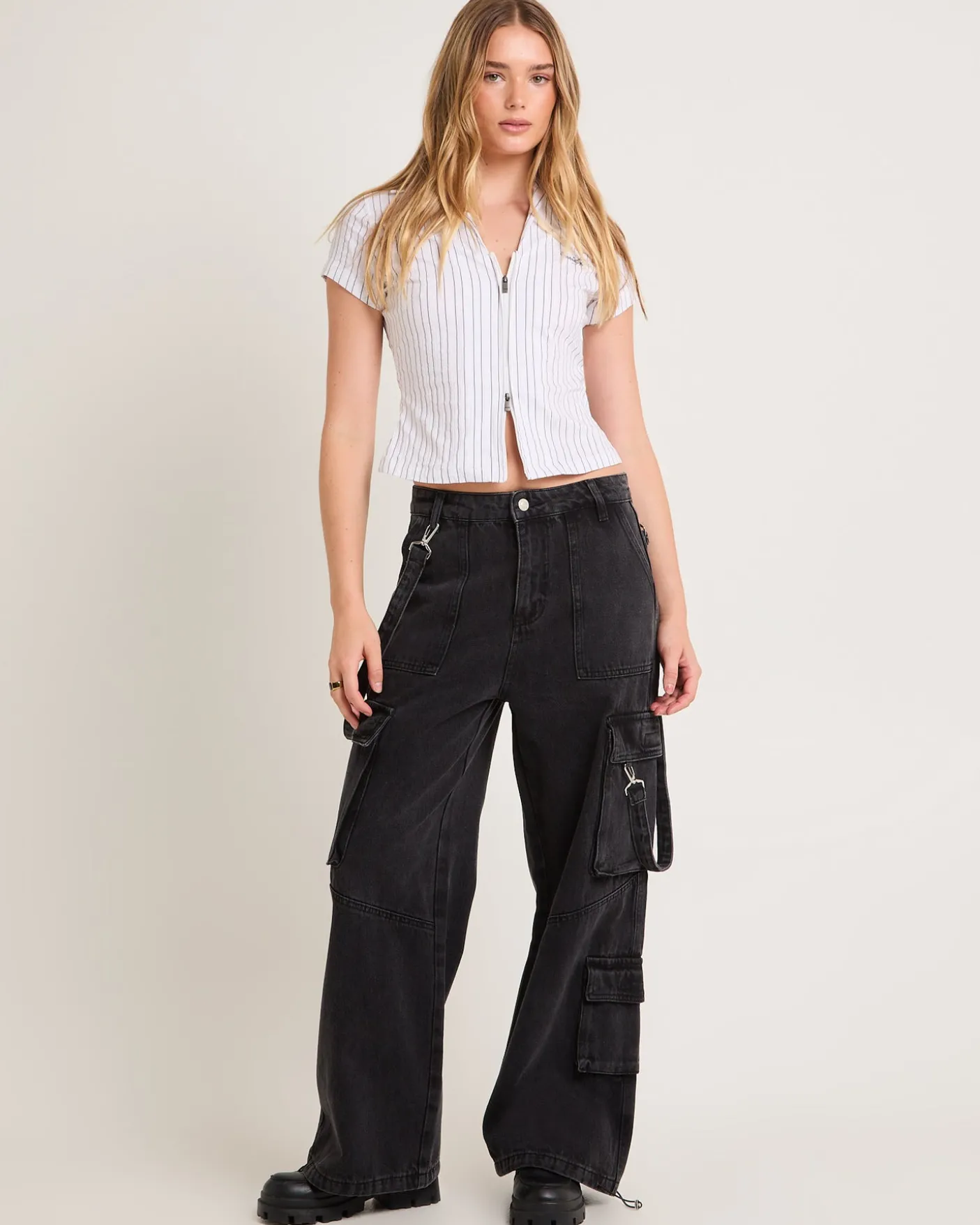 Remedy Denim Cargo Pants