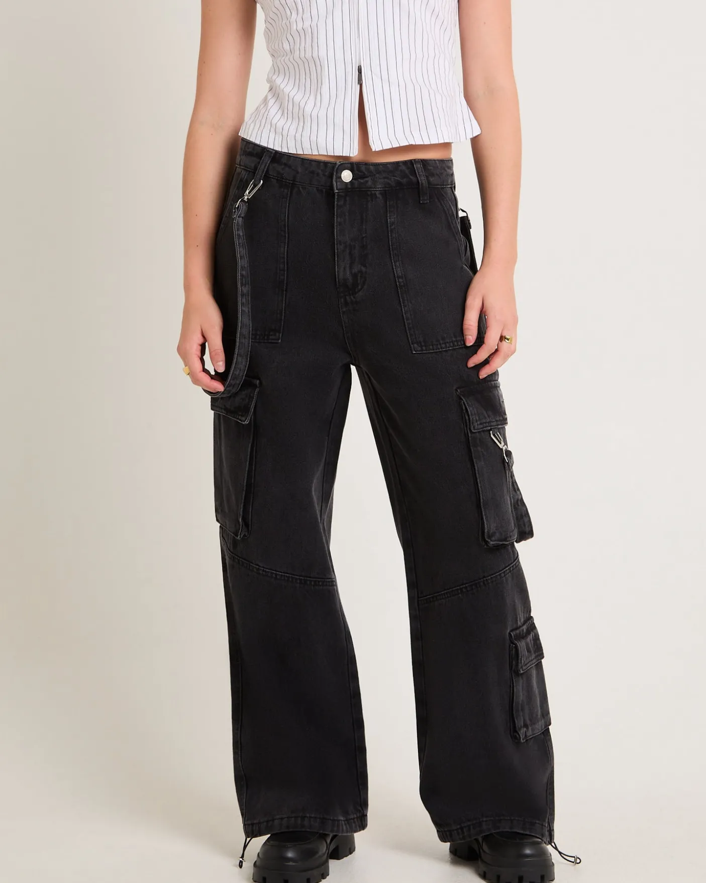 Remedy Denim Cargo Pants