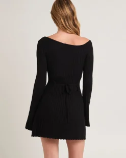 Remi Ribbed One Shoulder Mini Dress
