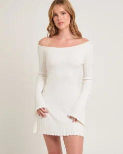 Remi Ribbed One Shoulder Mini Dress