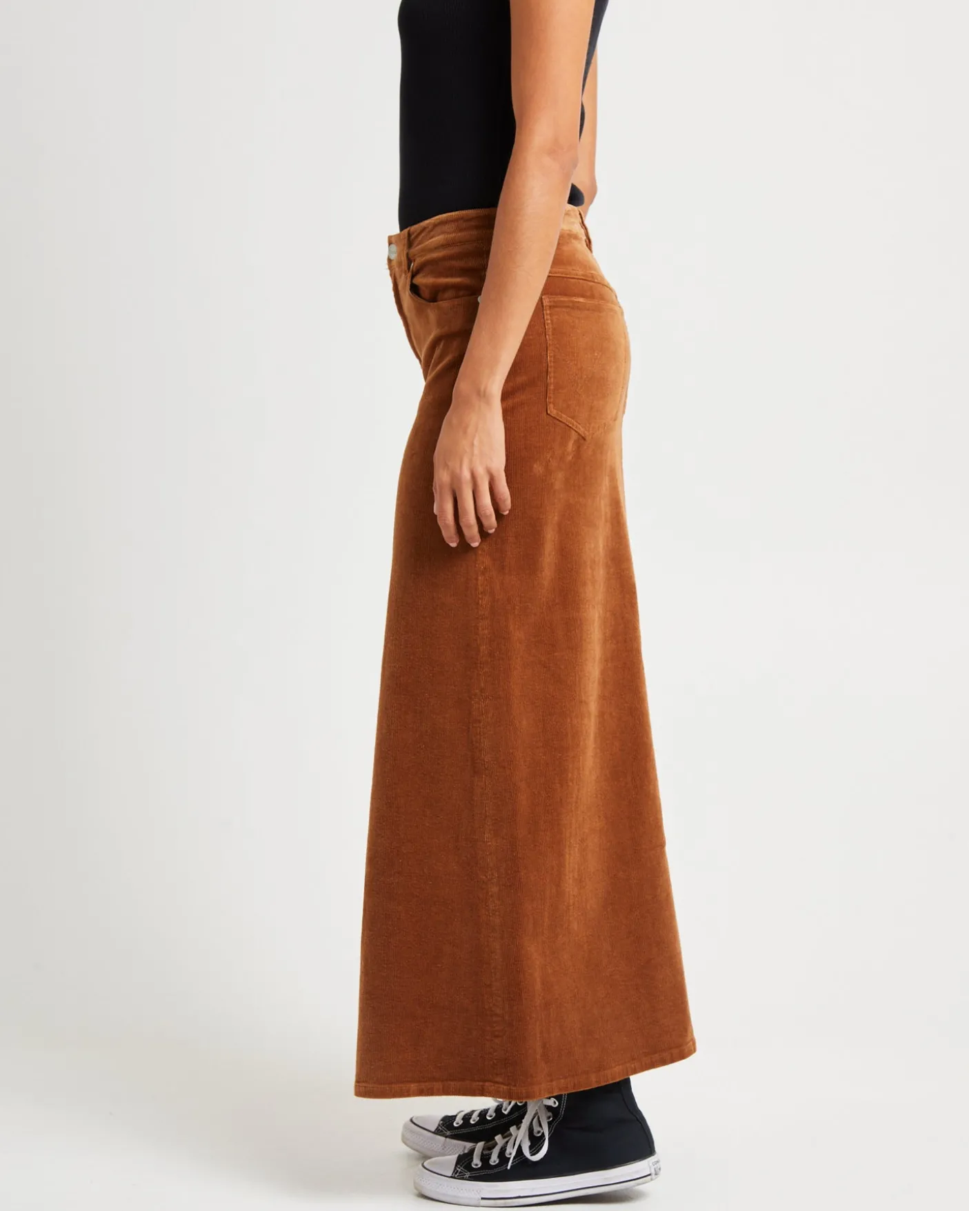 Repair Maxi Skirt Caramel Cord