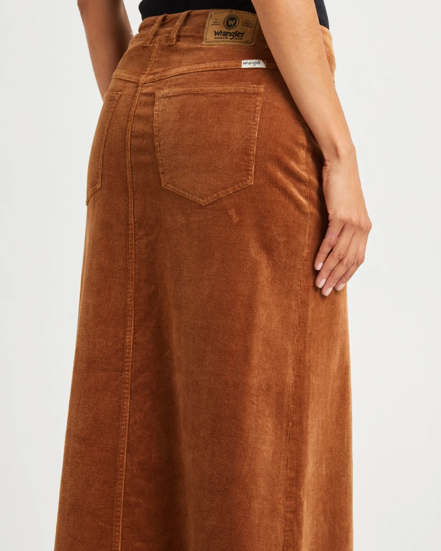 Repair Maxi Skirt Caramel Cord