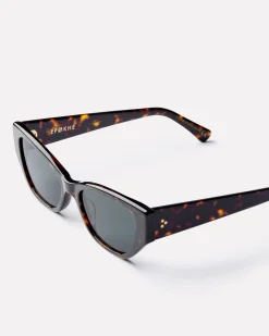 Reprise Sunglasses in Tortoise Polished/Green