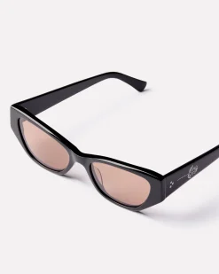Reprise x Jack Freestone Sunglasses in Black/Bronze Amber