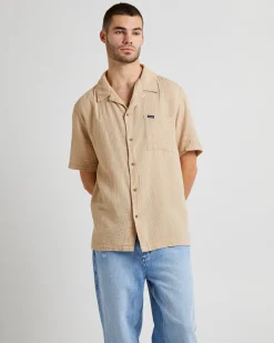 RESORT SHIRT CREPE DRIFTWOOD