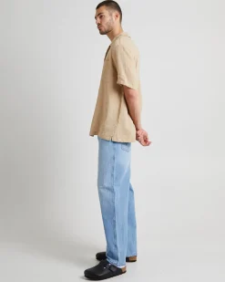 RESORT SHIRT CREPE DRIFTWOOD