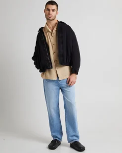 RESORT SHIRT CREPE DRIFTWOOD