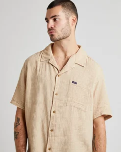 RESORT SHIRT CREPE DRIFTWOOD