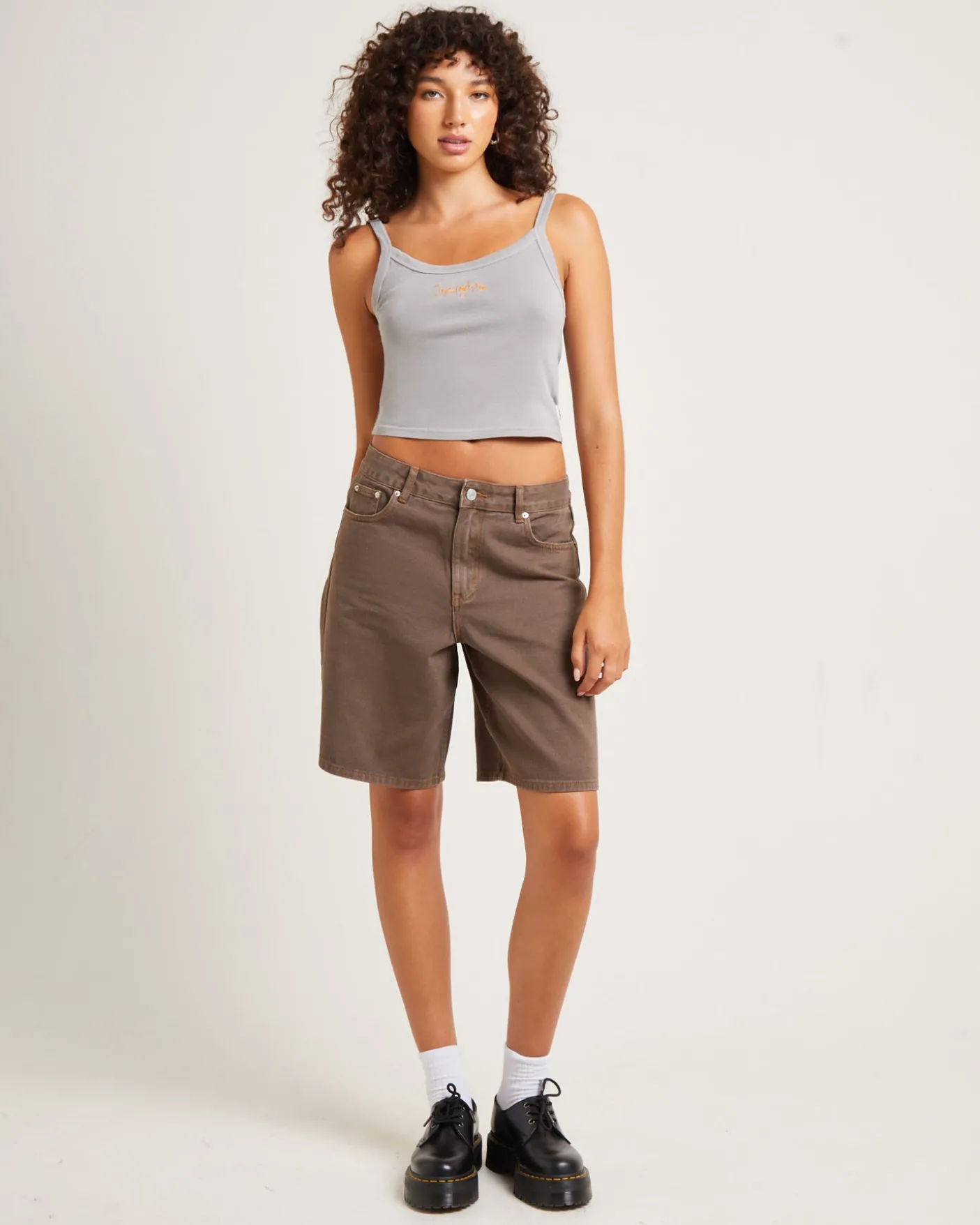 Revolve Tank Top Peat Grey