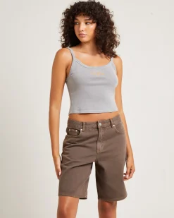 Revolve Tank Top Peat Grey