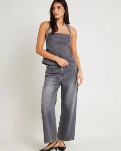 Rez Maxi Baggy Denim Jeans Petite