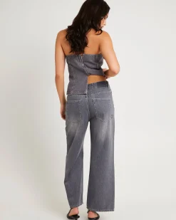 Rez Maxi Baggy Denim Jeans Petite