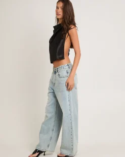 Rez Maxi Baggy Denim Jeans Petite