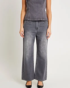 Rez Maxi Baggy Denim Jeans Petite