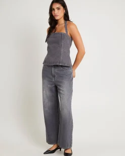 Rez Maxi Baggy Denim Jeans Petite