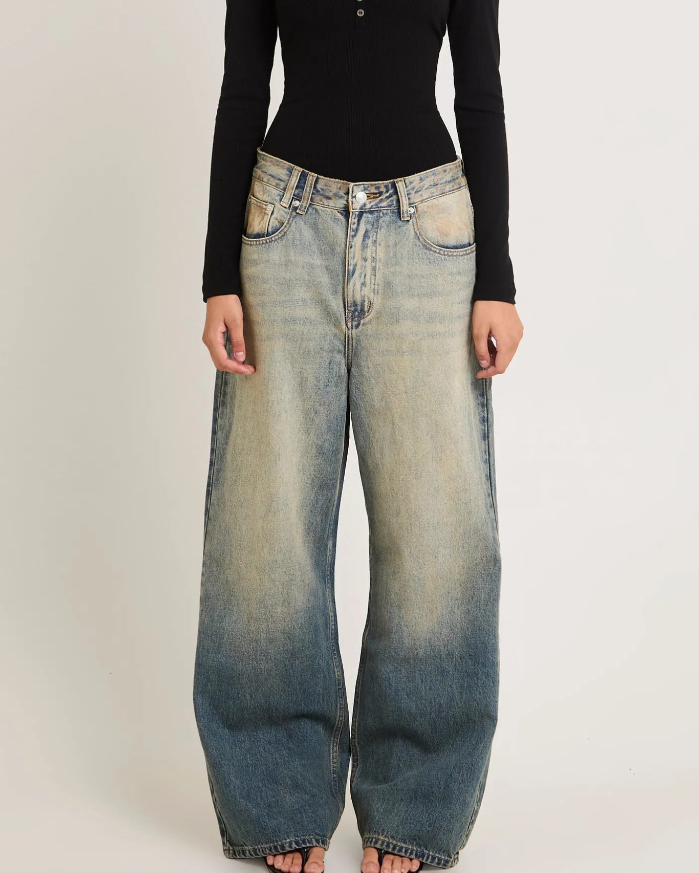 Rez Maxi Baggy Denim Jeans