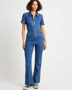 Rhianna Denim Boilersuit