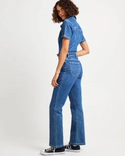 Rhianna Denim Boilersuit