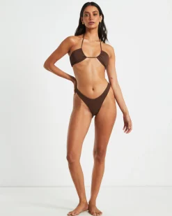 Rib Cross Front Bikini Top