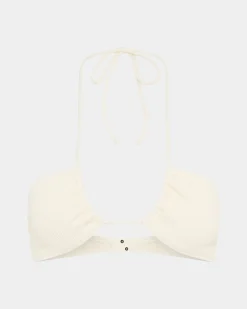 Rib Cross Front Bikini Top