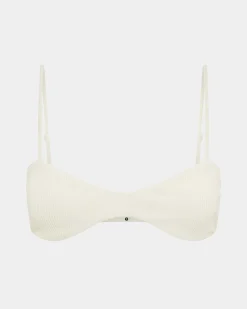 Rib Curve Crop Bikini Top