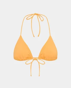 Rib Halter Triangle Bikini Top