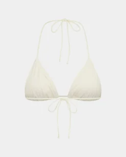 Rib Halter Triangle Bikini Top