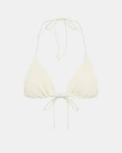 Rib Halter Triangle Bikini Top