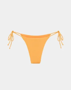 Rib Skinny Strap Tie Side Bottoms
