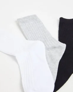 Rib Socks 3 Pack