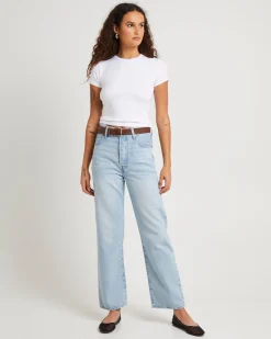 Ribcage Straight Ankle Denim Jeans