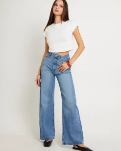 Ribcage Wide Leg Denim Jeans