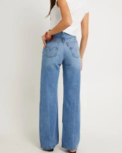 Ribcage Wide Leg Denim Jeans