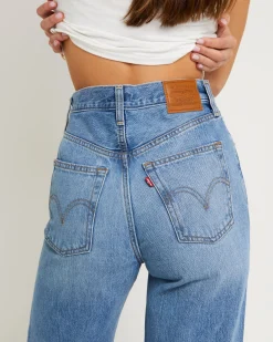 Ribcage Wide Leg Denim Jeans
