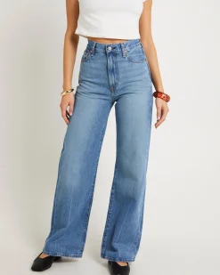 Ribcage Wide Leg Denim Jeans