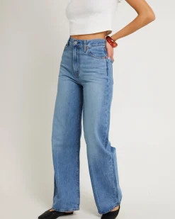 Ribcage Wide Leg Denim Jeans