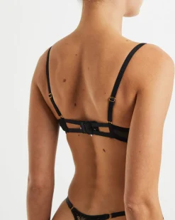 Rico Embroidered Mesh Thong
