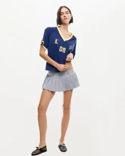 Rider Mini Skirt Slate Grey