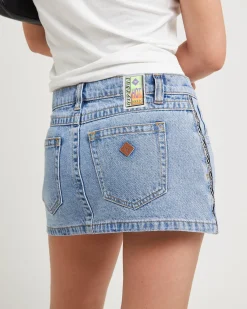 Rip Curl 99 Low Denim Skirt Ariane Tape